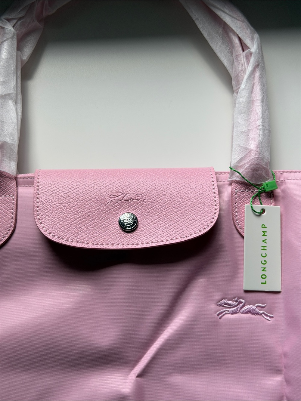 Longchamp Pink Le Pliage Tote - Picture 5 of 5